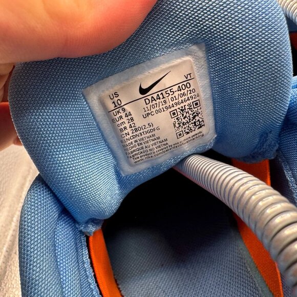 Size 10 Nike Odell Beckham Jr x Air Max 720 University Blue Mens Shoe DA4155-400 - Picture 10 of 11